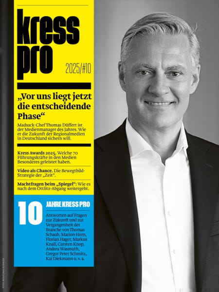 kress pro 2025/10: Wie die DuMont Mediengruppe unter CEO Christoph Bauer wächst.