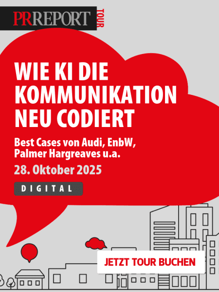 PR Report Tour: Gamechanger KI – wie Technologie die Kommunikation neu codiert