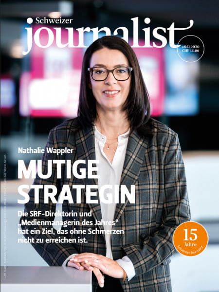 Der Schweizer Journalist 05/2020, SRF-Direktorin Nathalie Wappler hat einen Plan. 