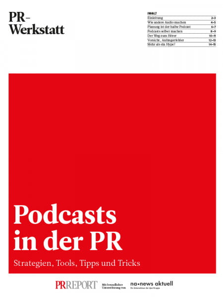 PR-Werkstatt, Podcasts in der PR
