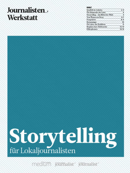 Journalisten Werkstatt Storytelling für Lokaljournalisten, Marie Lampert