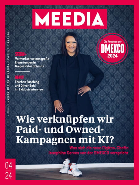 MEEDIA 2024#04: Wie verknüpfen wir Paid- und Owned-Kampagnen mit KI? - Was sich die neue Digitas-Chefin Josephine Gerves von der DMEXCO verspricht