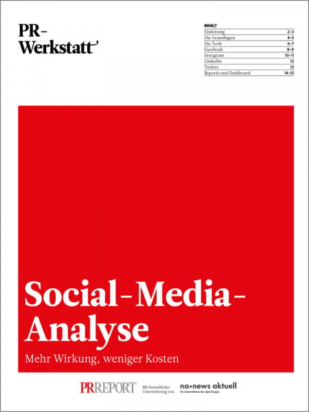 PR-Werkstatt, Social-Media-Analyse