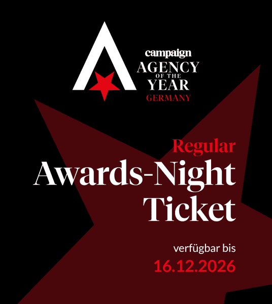 Campaign Germany Agency of the Year Awards-Night Ticket | Regular
