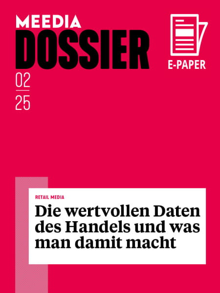 MEEDIA Dossier 2025#02: Retail Media - Die wertvollen Daten des Handels und was man damit macht