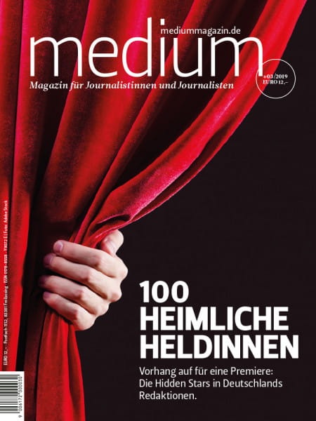 medium magazin: 100 heimliche Hedlinnen, die Hidden Stars in Deutschlands Redaktionen