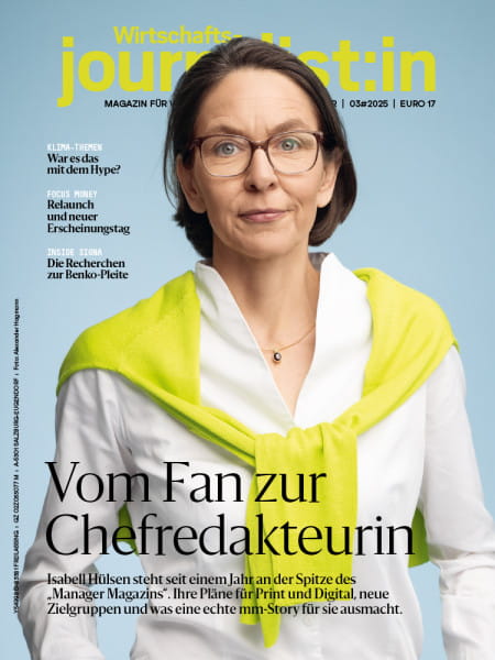 Wirtschaftsjournalist 2025#03: Vom Fan zur Chefredakteurin - Isabell Hülsen steht seit einem Jahr an der Spitze des „Manager Magazins“. Ihre Pläne für Print und Digital, neue Zielgruppen und was eine echte mm-Story für sie ausmacht.
