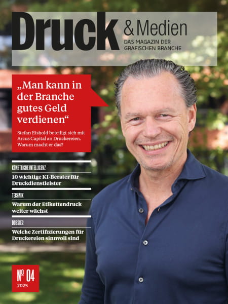 Druck & Medien Nr. 4/2025: „Man kann in der Branche gutes Geld verdienen“ - Stefan Eishold beteiligt sich mit Arcus Capital an Druckereien. Warum macht er das?