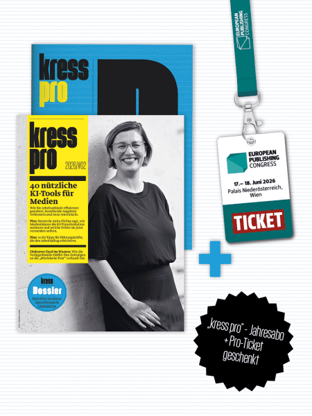 kress pro Jahresabo + Pro-Ticket für den European Publishing Congress
