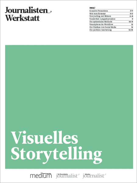 Journalisten Werkstatt: Visuelles Storytelling, Florian Sturm