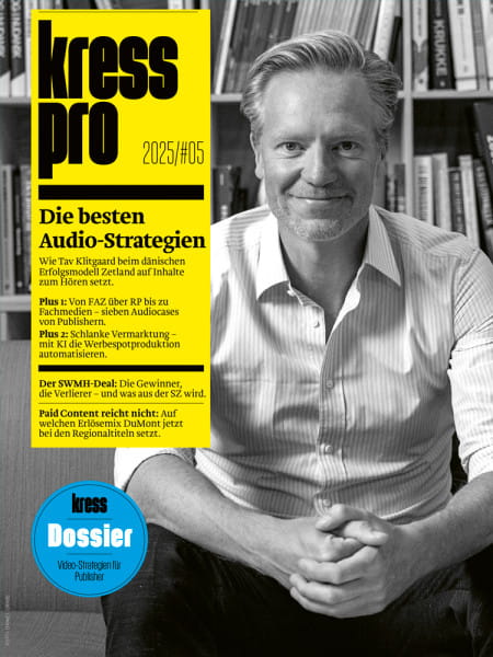 kress pro 2025/05: Die besten Audio-Strategien - Wie Tav Klitgaard beim dänischen Erfolgsmodell Zetland auf Inhalte zum Hören setzt.