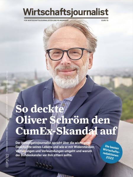 Wirtschaftsjournalist 03/2022: So deckte Oliver Schröm den CumEx-Skandal auf