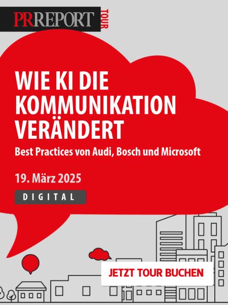 PR Report Tour: Wie KI die Kommunikation verändert: Best Practices von Audi, Bosch und Microsoft