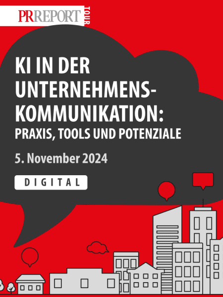 PR Report Tour: KI in der Unternehmenskommunikation: Praxis, Tools und Potenziale 