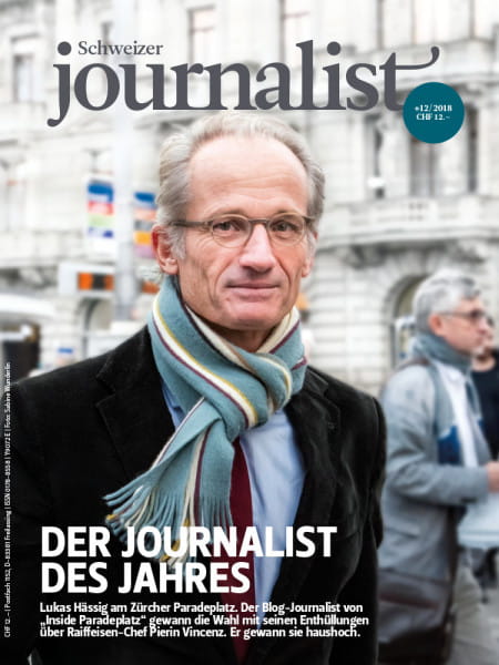 Schweizer Journalist: Die stärksten Storymacher 2018 - Journalisten des Jahres