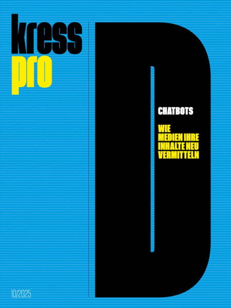 kress pro Dossier 2025/09: Chatbots - Wie Medien ihre Inhalte neu vermitteln