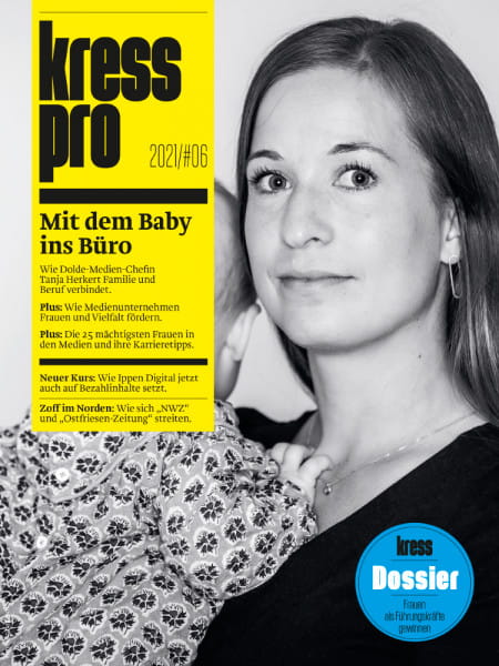 kress pro 2021/06: Tanja Herkert - Mit dem Baby ins Büro