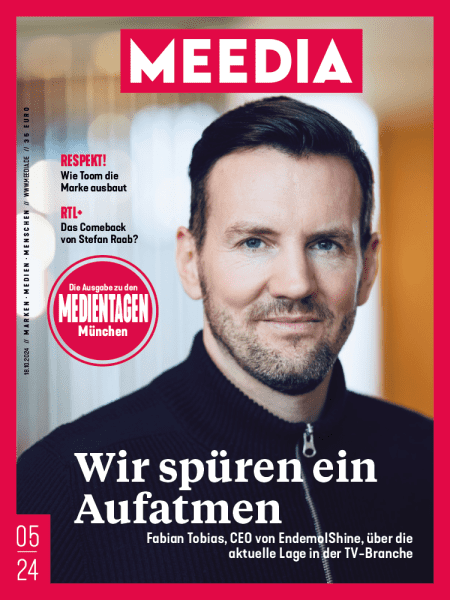 MEEDIA 2024#05: Wir spüren ein Aufatmen - Fabian Tobias, CEO von EndemolShine, über die aktuelle Lage in der TV-Branche