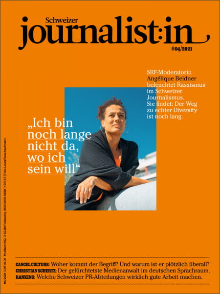 Schweizer journalist:in 2021/04: „Ich bin noch lange nicht da, wo ich sein will“