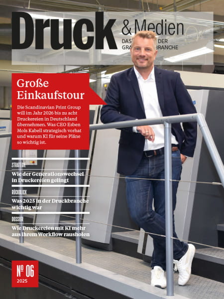 Druck & Medien Nr. 6/2025:Die Scandinavian Print Group will im Jahr 2026 bis zu acht Druckereien in Deutschland übernehmen. Was steckt dahinter?