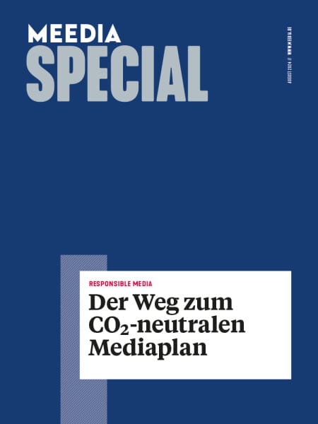 MEEDIA Special 2024#03: Responsible Media - Der Weg zum CO2-neutralen Mediaplan 