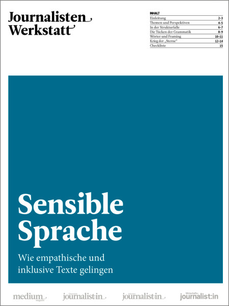 Journalisten Werkstatt: Sensible Sprache - Wie empathische und inklusive Texte gelingen