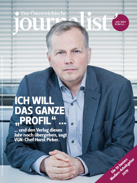 Der Österreichische Journalist, VGN Chef, Horst Pirker