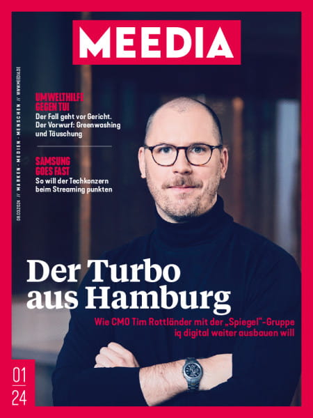MEEDIA 2024#01: Der Turbo aus Hamburg - Wie CMO Tim Rottländer mit der „Spiegel“-Gruppe iq digital weiter ausbauen will