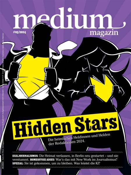 medium magazin 2024 Nr. 5: Hidden Stars - Die heimlichen Heldinnen und Helden der Redaktionen 2024.