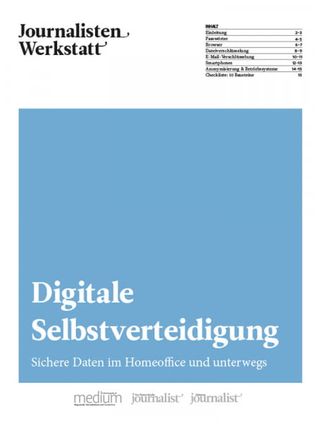 Journalisten Werkstatt Digitale Selbstverteidigung