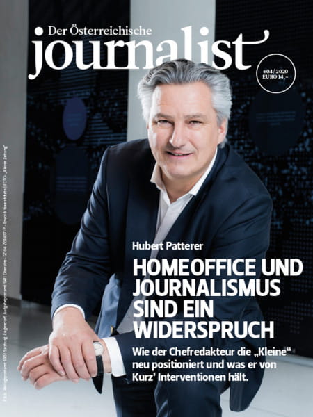 Der Österreichische Journalist, Homeoffice und Journalismus sind ein Widerspruch