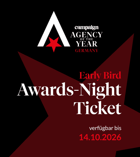 Campaign Germany Agency of the Year Awards-Night Ticket | Early Bird